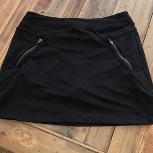 black athletic skirt (built-in shorts)